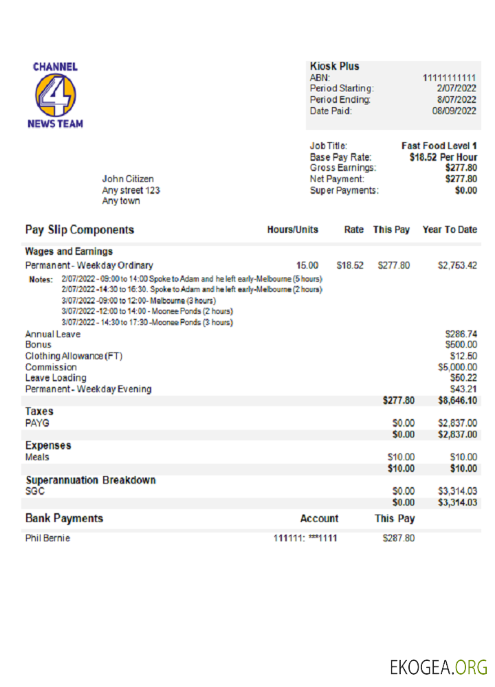 Société de médias USA Channel News Team 4